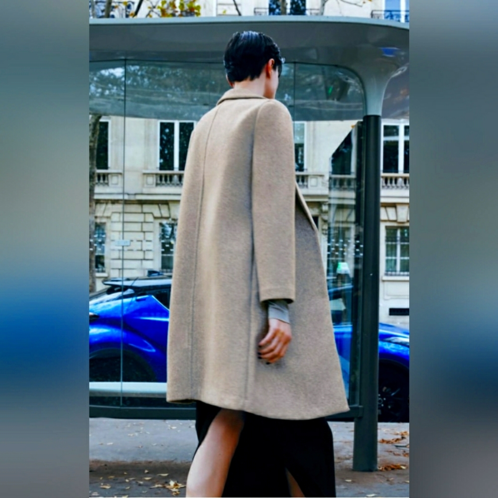 Zara Gray Marl Coat
